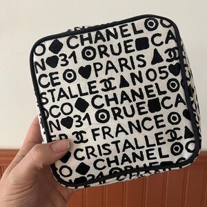 Chanel Canvas Cosmetic Case